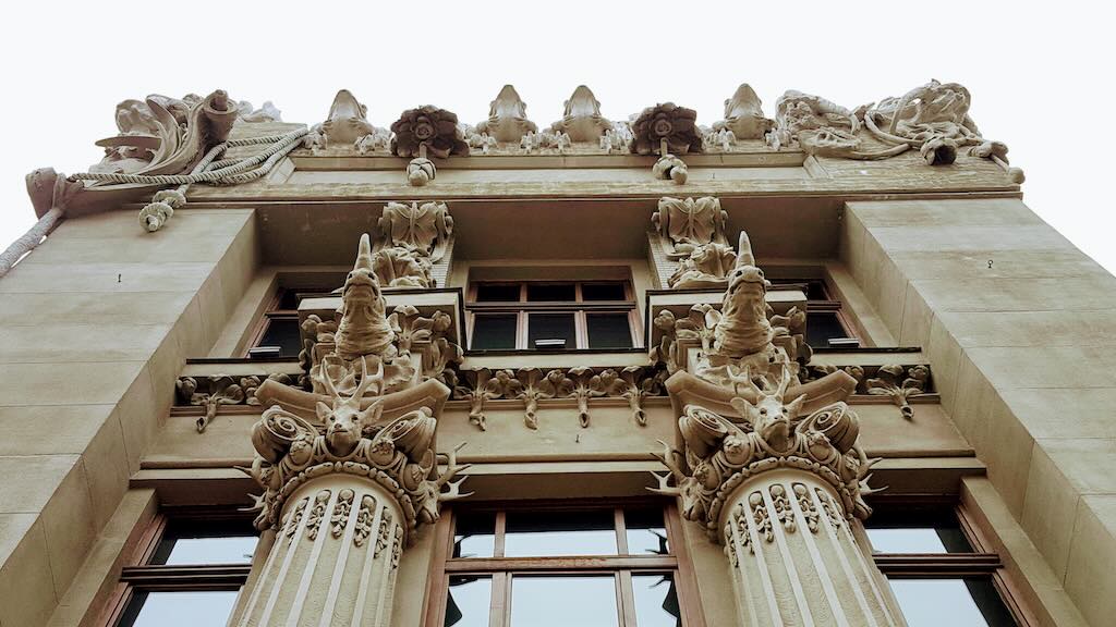 Historisches Gebäude in Lipky in Kyiv